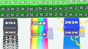 Jelly run 2048 android game All max levels#39