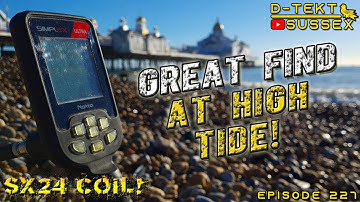 Beach Hunting with the Nokta Simplex Ultra and the SX24 Coil! | Metal Detecting | Episode 227
