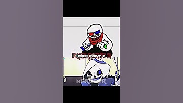 Error 404 Sans vs Fatal Error Sans | Edit #shorts