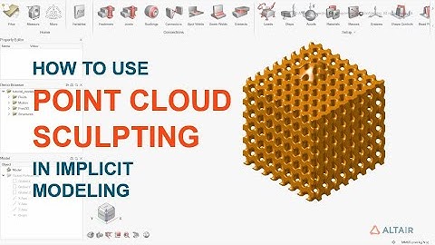 Altair Inspire: Point Cloud Sculpting in Implicit Modeling