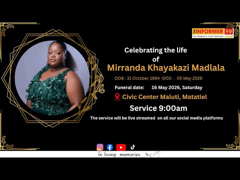 Funeral service of the late Mirranda Khayakazi Madlala