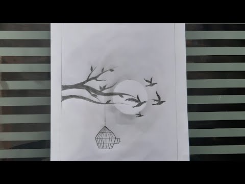 Easy pencil drawing for beginners - YouTube