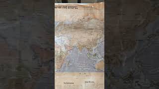 карта The spread of the Gospel