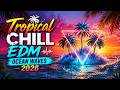 Tropical Chill EDM 🌴 Ocean Waves | 🎧 #tropicalchill #edmchill #chillmusic