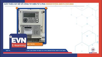Phần 10: Giới thiệu cấu tạo công tơ điện tử 3 pha OMNISYSTEM OVE - B002
