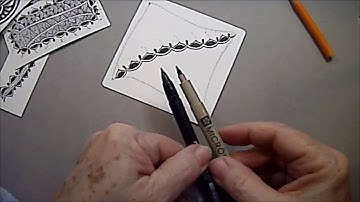 Ballace Tangle Lesson Pattern #163