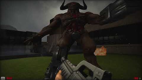 Classic DooM High-Poly 3D Cyberdemon (test)