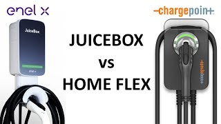 ChargePoint Home Flex vs Enel X Juicebox Charger Comparison