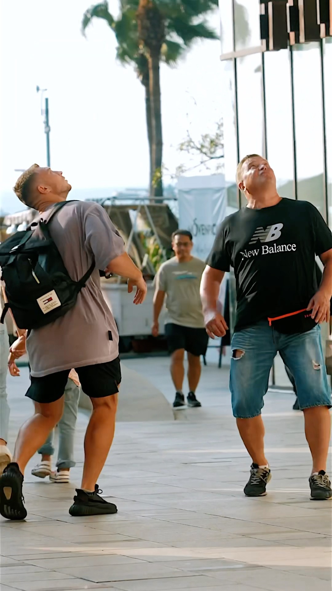 Invisible Object Falling From Building Prank?? #kiryakolesnikov #funny #prank #comedy