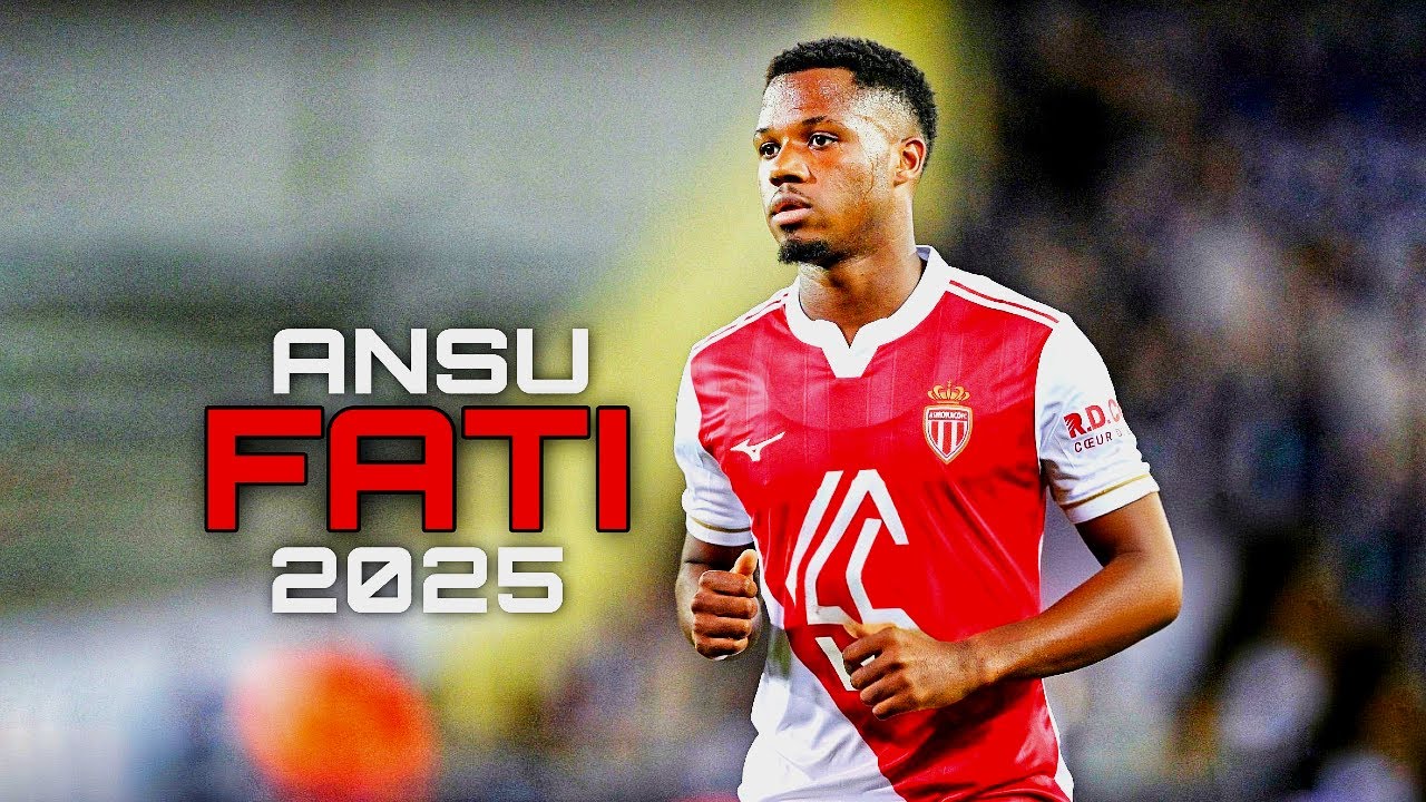 Ansu Fati Is back - Ansu Fati Monaco Skills & Goals 2025