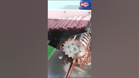 Auto feeding mesin packing wafer roll stick - Mesin Packing wafer Trending #packagingmachine #shorts