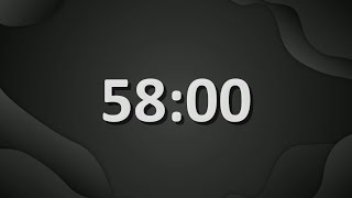 58 Minute (3480 Seconds) Countdown Timer