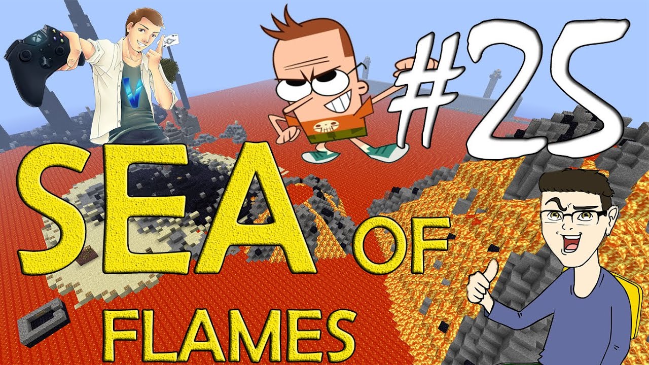 MINECRAFT : SEA OF FLAMES - QUASI MORTI! w/SurrealPower 