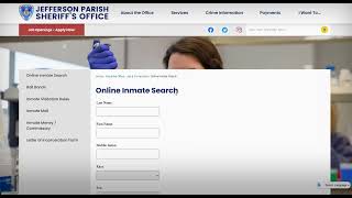 Jefferson Parish Inmate Search