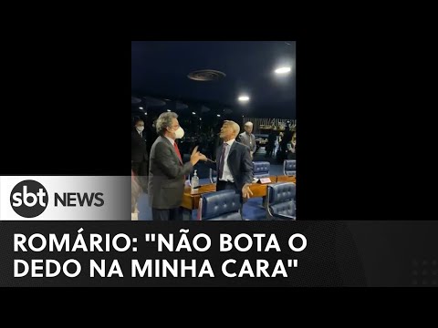 Romário e senador do PT brigam e são separados por colegas