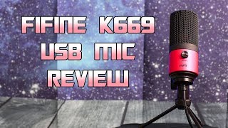 Fifine K669 Usb Microphone For Youtube Unboxing And Review