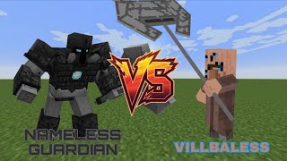Nameless Guardian vs Villbaless | Minecraft Mob Battles |