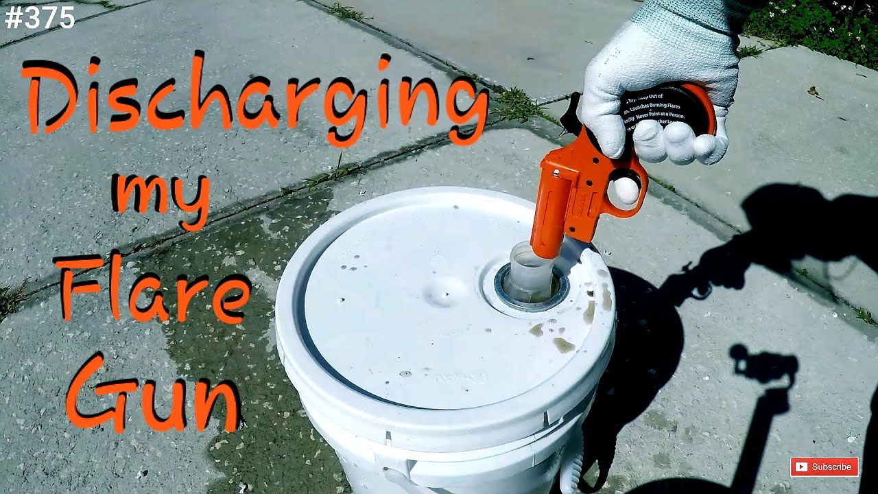 How I'm Discharging my Expired Emergency Gun Flares Crooked PilotHouse