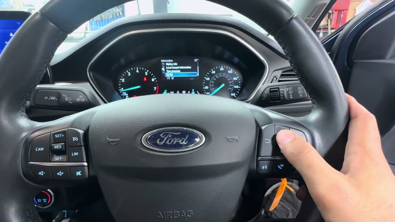 2020 Ford Focus eco boost oil service reset o