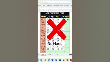 এক ক্লিকে যোগফল! 💥