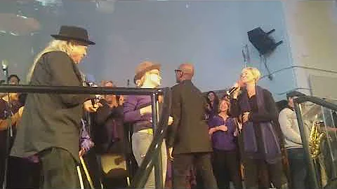 karen goodman, leah tysse & flennis simon @ glide ...
