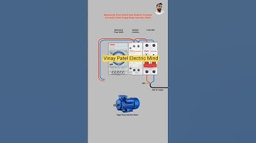 Mechanical Timer⏲️Switch and Modular Contactor Cannection With Single Phase Motor Electrical shots👁👁