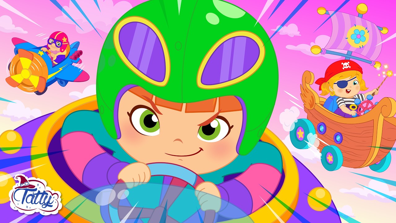 Веселі перегони на землі, в небі та під водою🏎 Маленька чарівниця Татті та Місіфу - нова серія