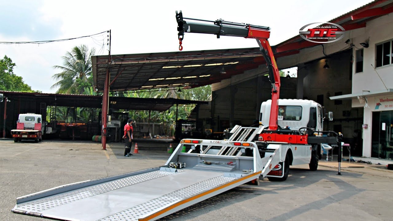 รถสไลด์ออนพร้อมติดตั้งเครน แทนทับ เอ็นจิเนียริ่ง