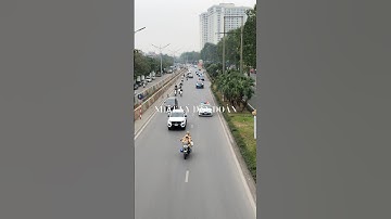 Cục CSGT Dẫn Đoàn Chủ Tịch Nước Lương Cường Trở Về Từ Lạng Sơn #nhatkydandoan #vvip