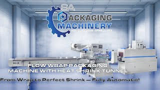 Flow Wrap & Heat Shrink Packaging Machine | Secure & Professional Packing | SA Packaging Machinery