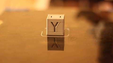 XYZ Calibration Cube 20mm | 20 minute - DSLR first Octolapse Test