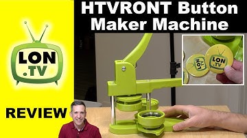 I Made my Own Merch! HTV Ront Button Maker Review