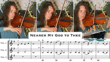 "Nearer My God to Thee" Violin Sheet Music and Play Along