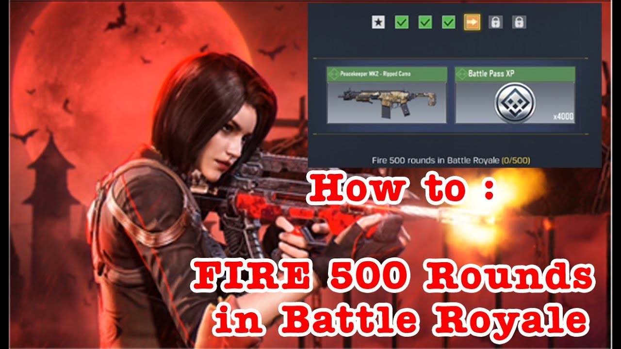 FIRE 500 ROUNDS IN BATTLE ROYALE | HOW TO