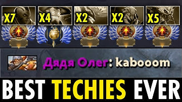 KABOOM!!! DESTROY 6K MMR!! BEST TECHIES I HAVE NEVER SEEN | TECHIES OFFICIAL