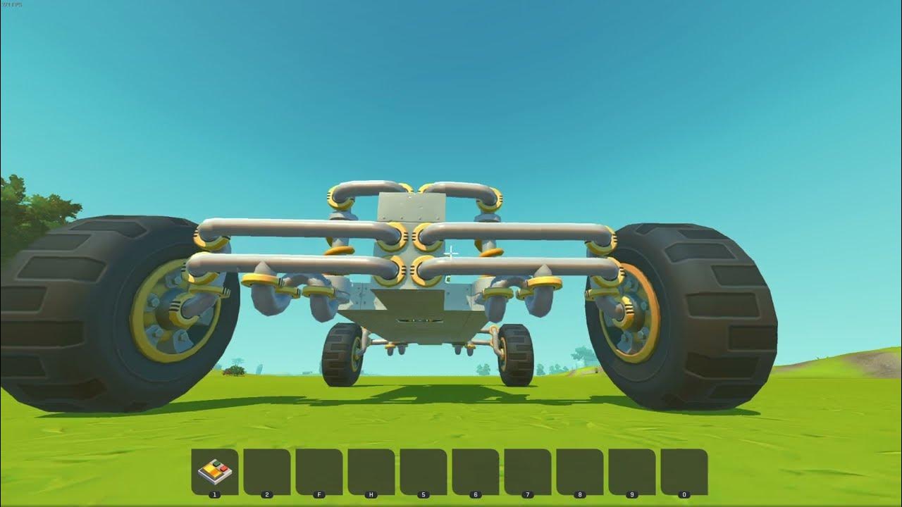 HOW TO BUILD A COOL ADJUSTABLE DOUBLE WISHBONE SUSPENSION IN SCRAP