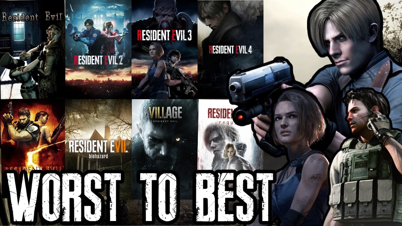 Ranking ALL 30 Resident Evil Games WORST TO BEST - YouTube