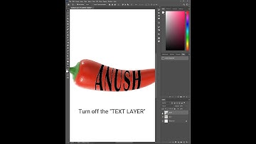 How to make design with Layer Masking and Text