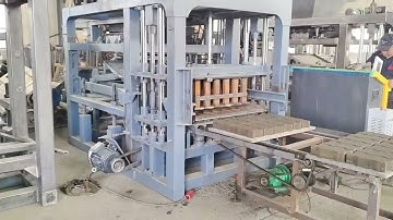 QT4-15 Fully Automatic Concrete Uni Paver Block Making Machine