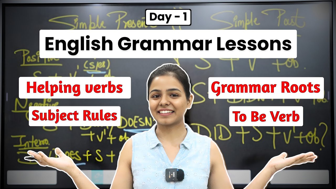 ENGLISH GRAMMAR SERIES OF 7 DAYS | DAY - 1 | TENSES IN ENGLISH | BASIC GRAMMAR | ENGLISH GRAMMAR |