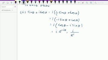 Complex number : - ( Some results from Euler