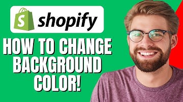 How To Change Background Color For Any Section On Shopify