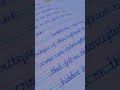 Handwriting 😊🥰🤗.... #educated #education #educational #nisha #reel ....