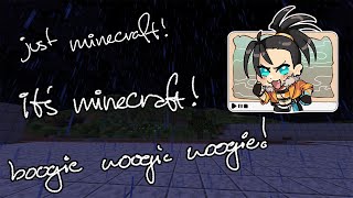 【Minecraft】 We're going to build a rail from the base to the enderman farm