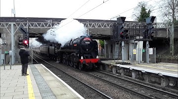 Trains at: Stafford, WCML, 27/01/23, P2/2, Feat. 70000 Britannia.