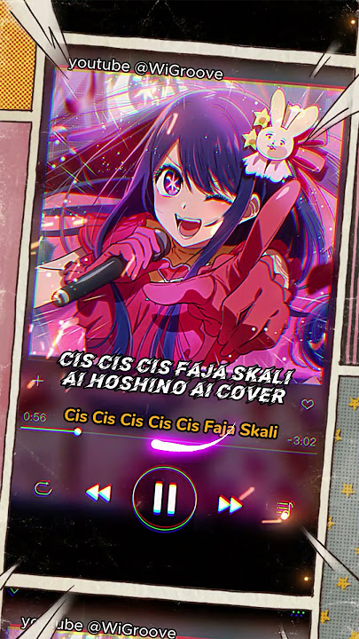 Cis Cis Faja Skali Ai Hoshino AI Cover #liriklagu #aicover #shorts