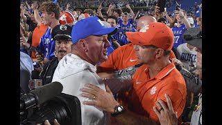 Mike Elko breaks down his team's win over Clemson