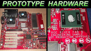 AMD - Intel - VIA prototypes - engineering samples - RETRO Hardware
