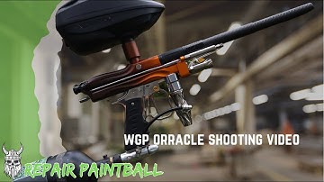 WGP Autococker Orracle Hinge Frame Shooting Video - Polished Frame - Planet Eclipse Shaft FL Barrel