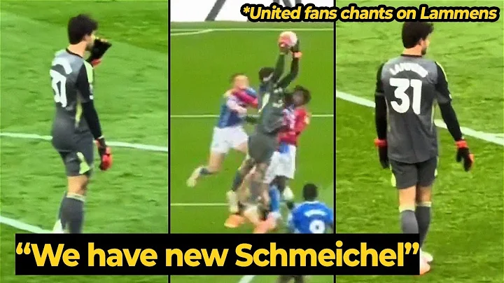 🔥Moment United fans singing “Are you Schmeichel in disguise” to Senne Lammens debut vs Sunderland